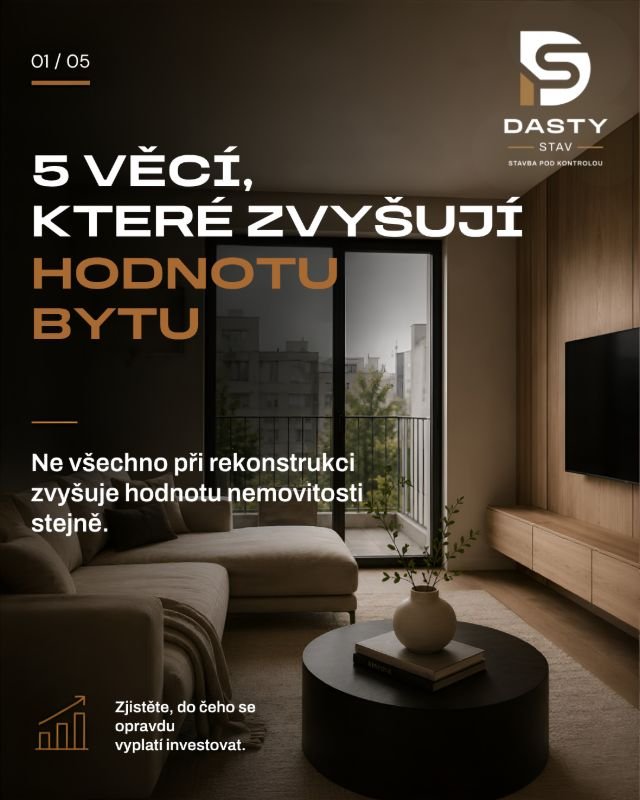 5 věcí, které zvyšují hodnotu bytu