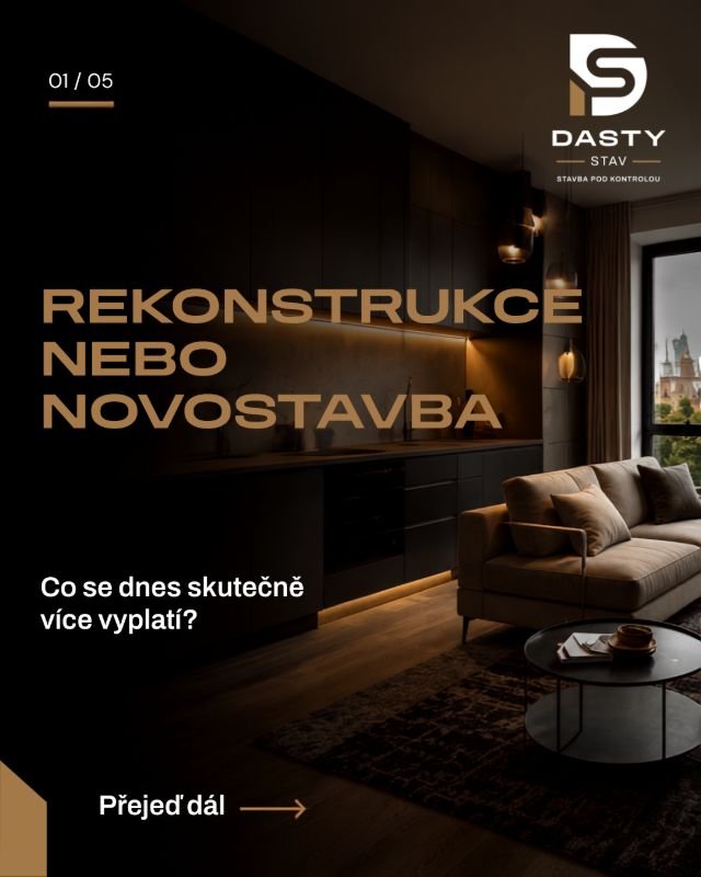 Rekonstrukce nebo novostavba